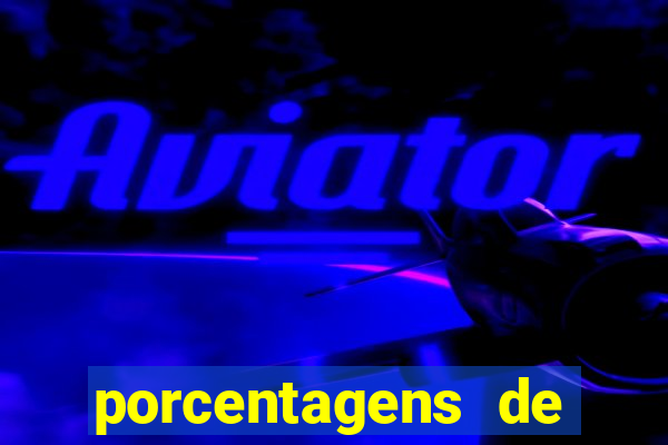 porcentagens de jogos pagantes